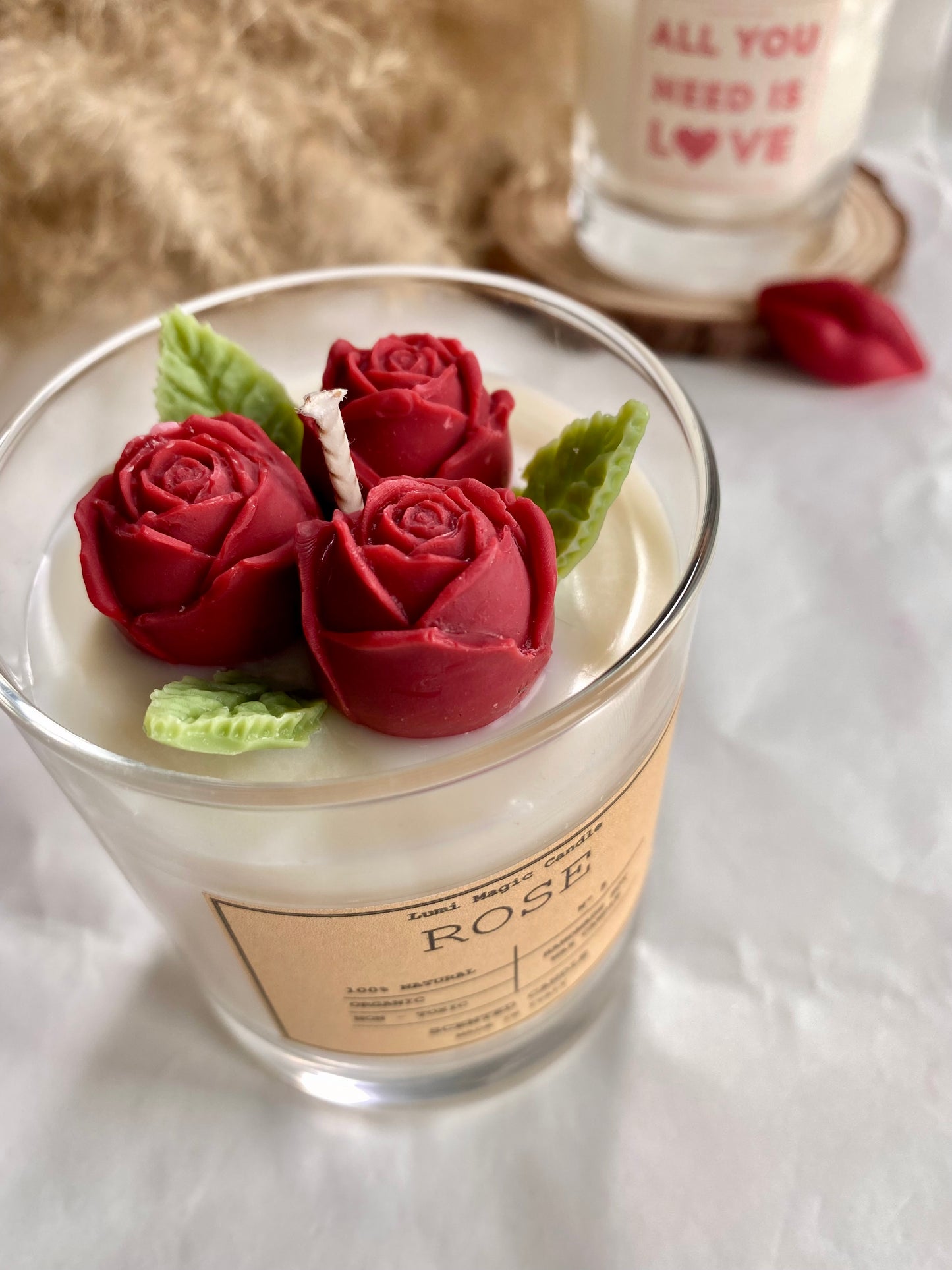 Candela profumata “Rose”