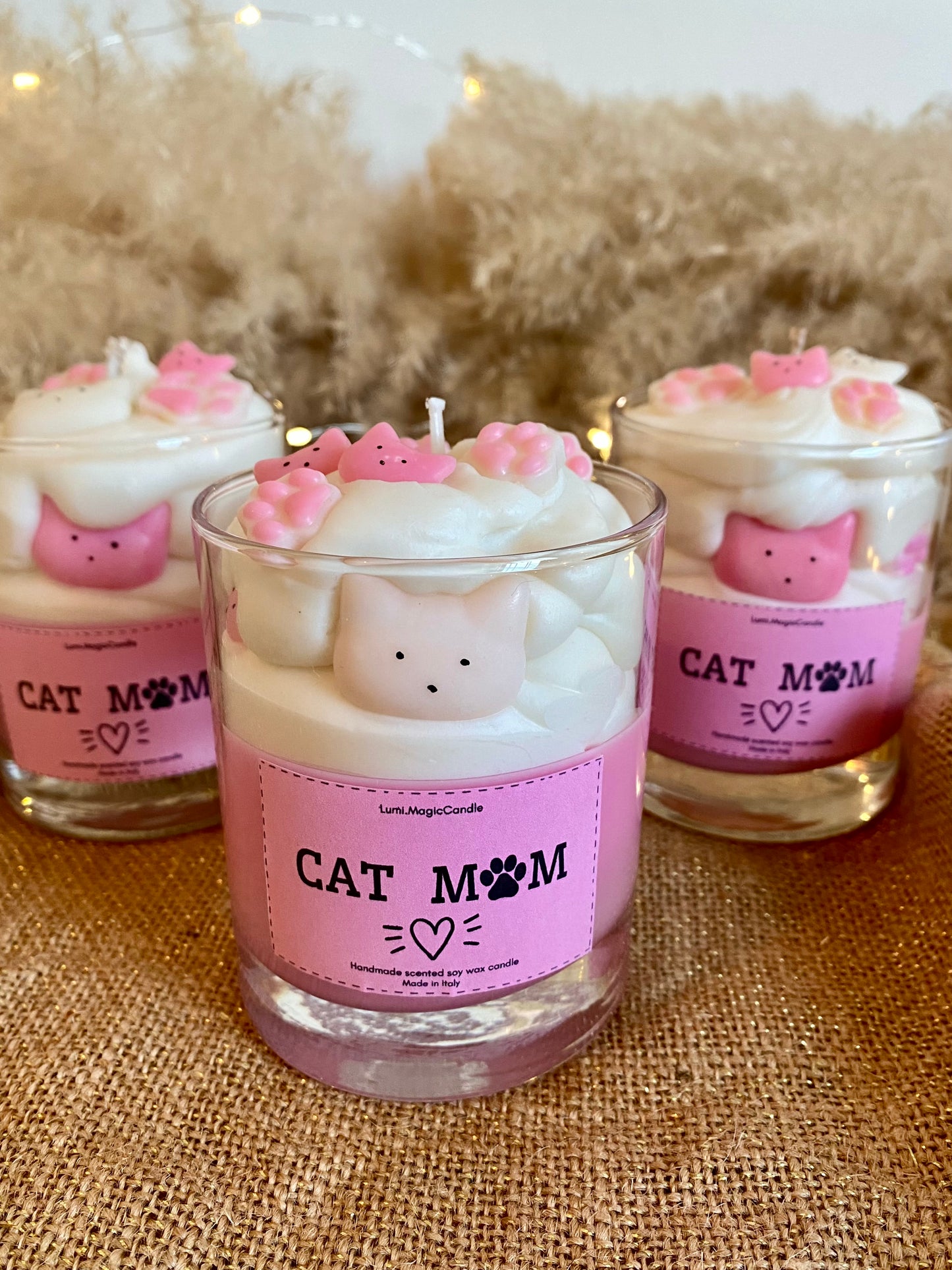 Candela profumata “Cat mom”