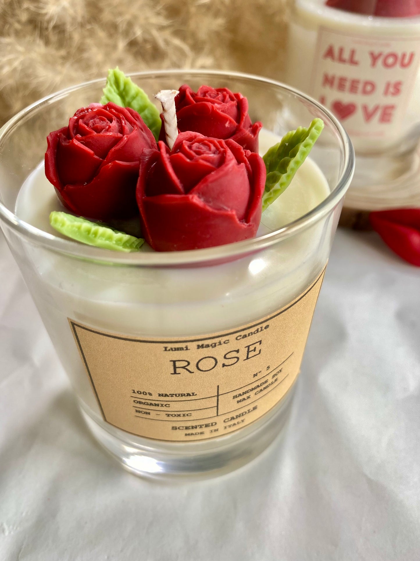 Candela profumata “Rose”