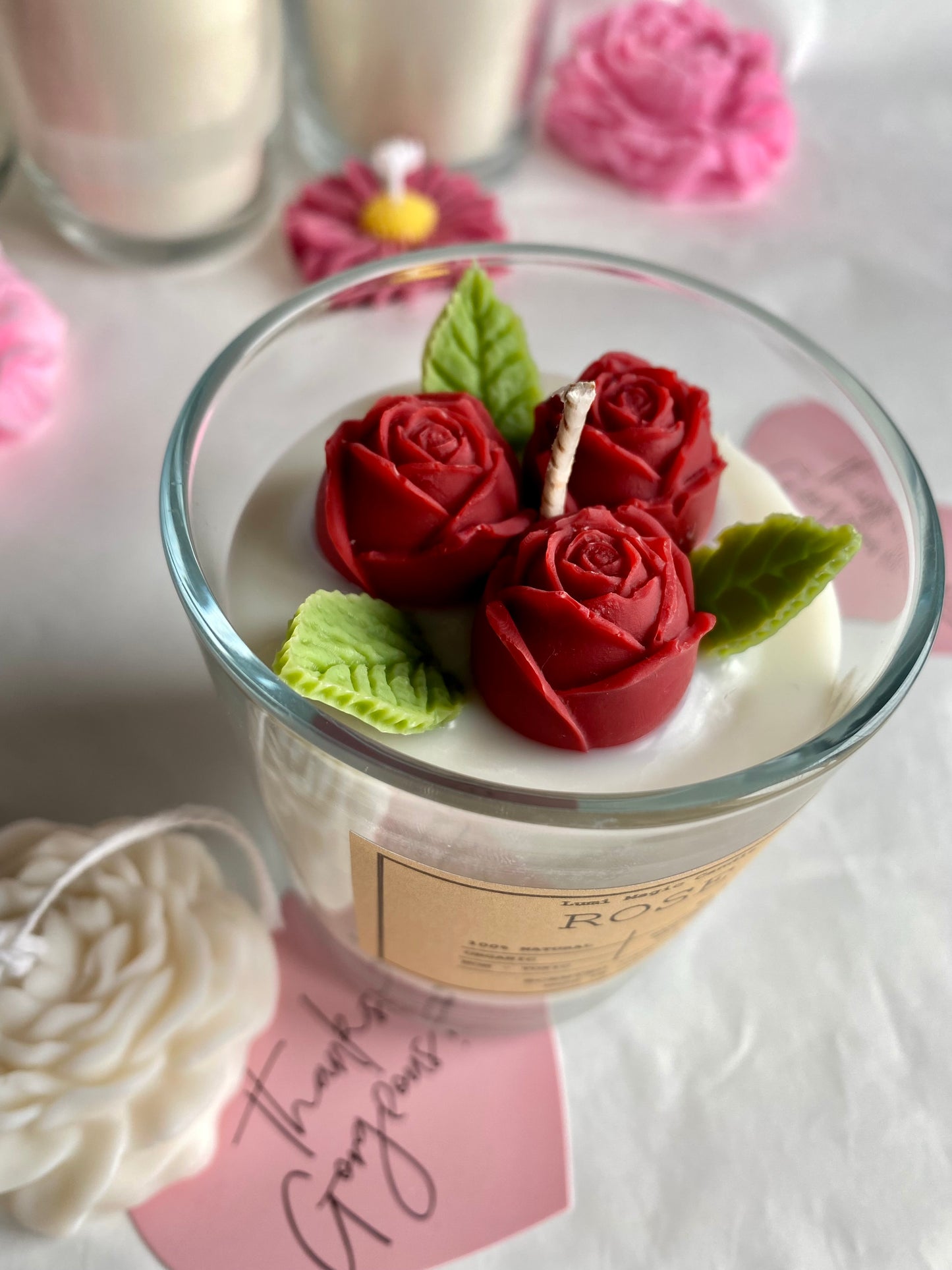 Candela profumata “Rose”