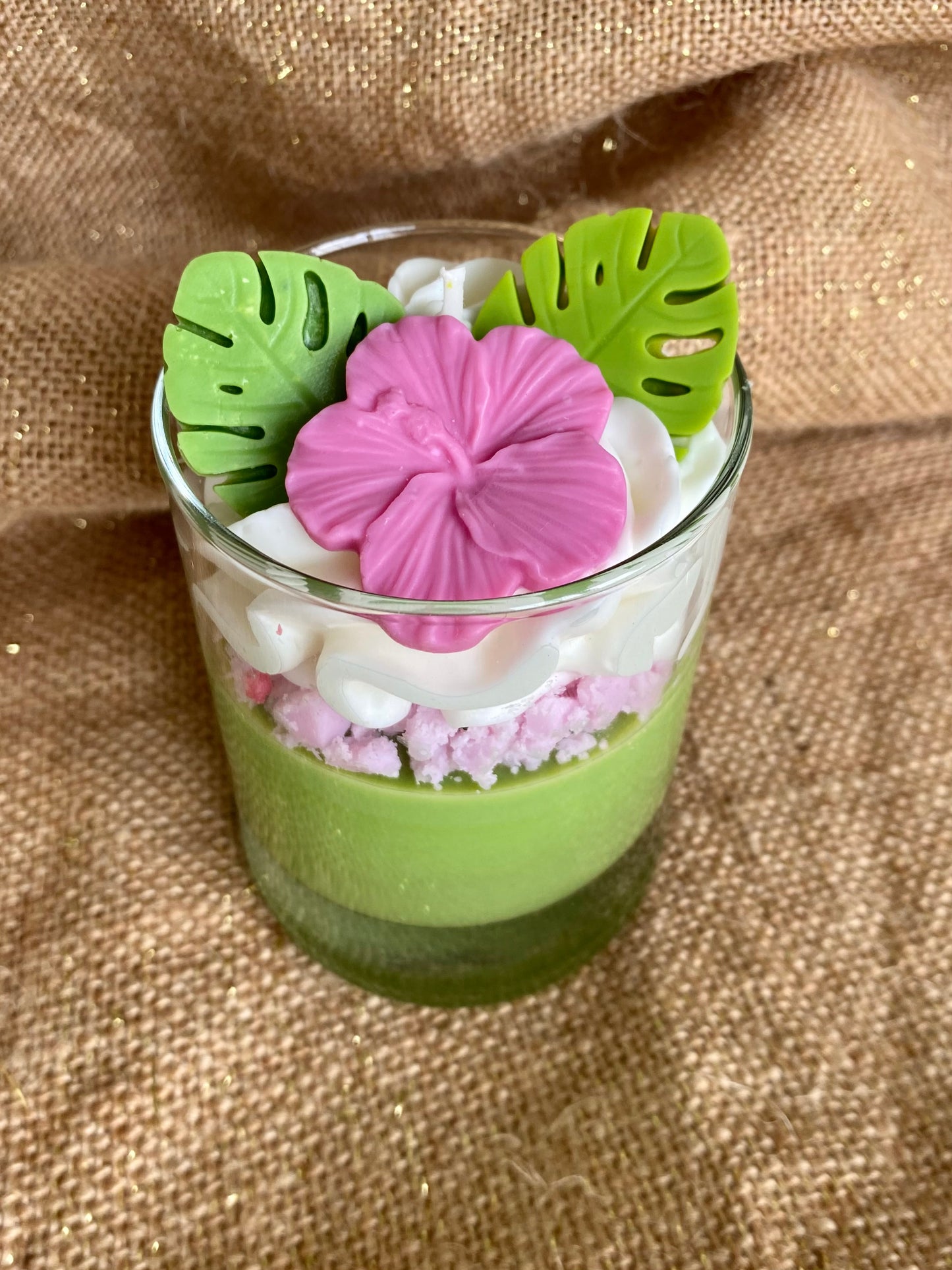Candela “ Fiore di ibisco”