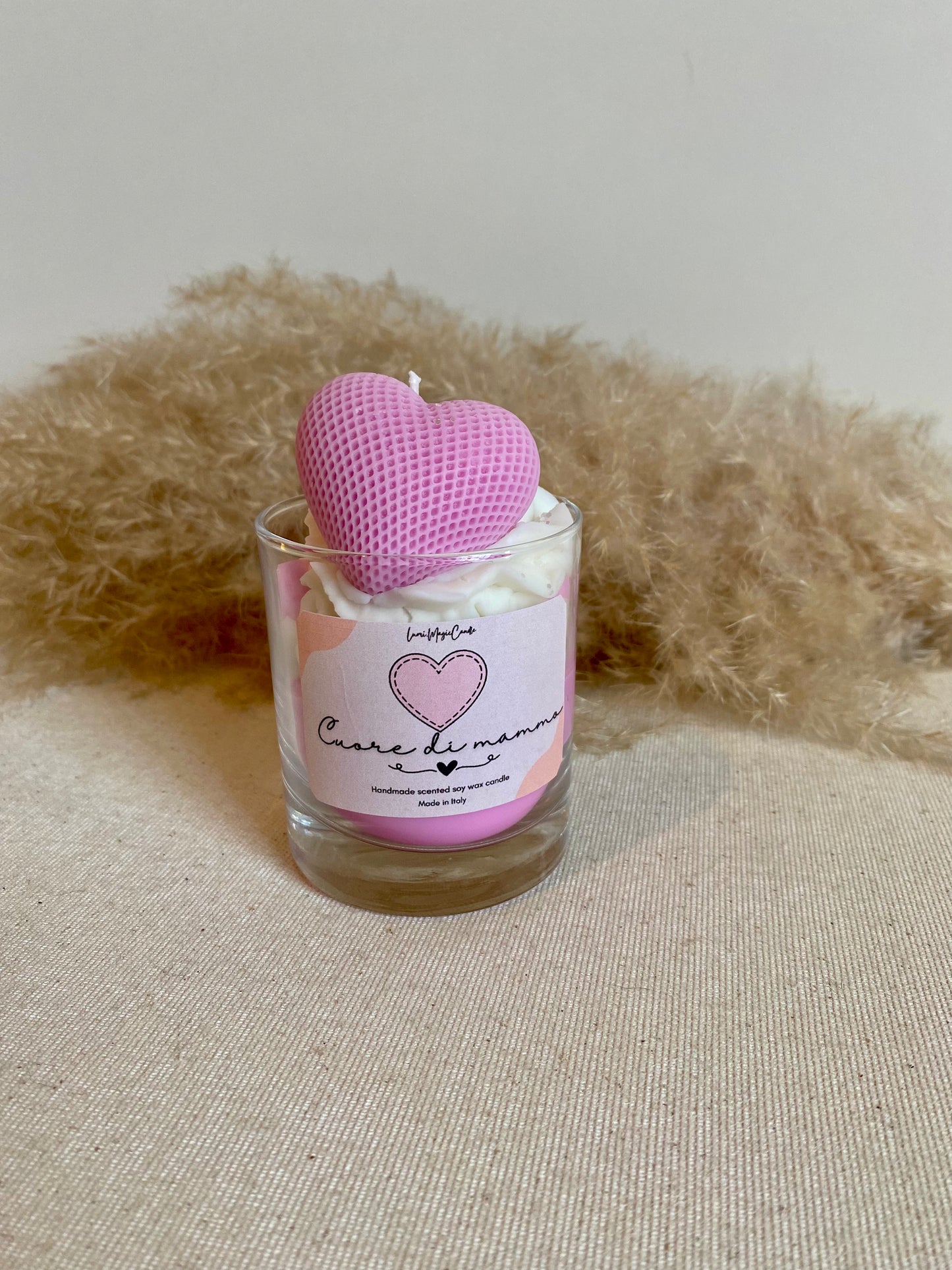 Candela profumata “Cuore di mamma “