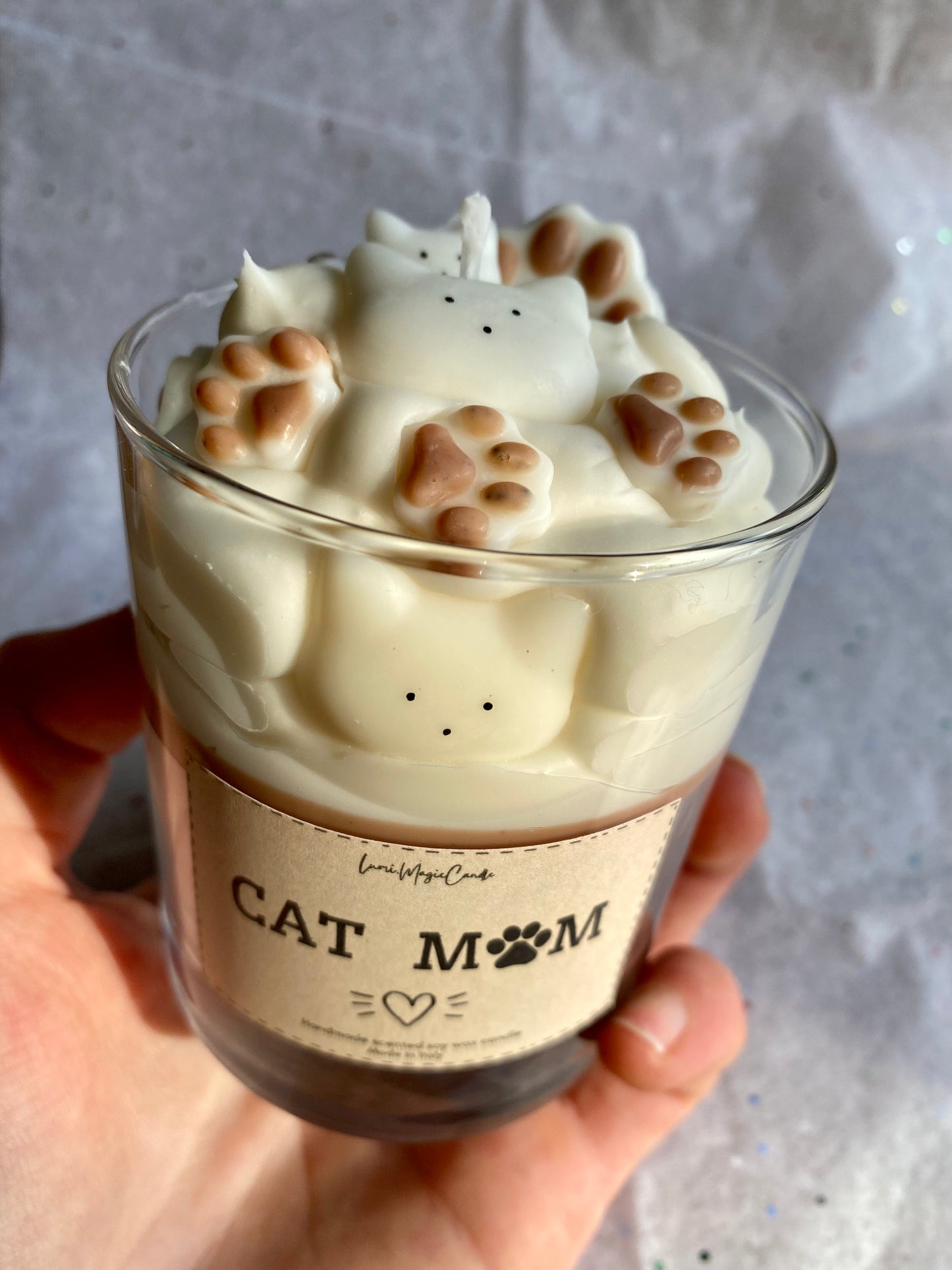 Candela profumata “Cat mom”