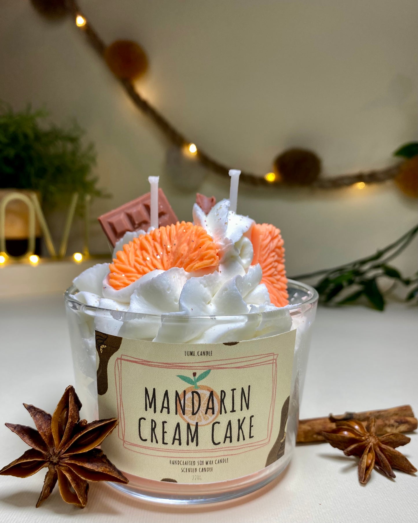 Candela profumata "Mandarin Cream Cake"