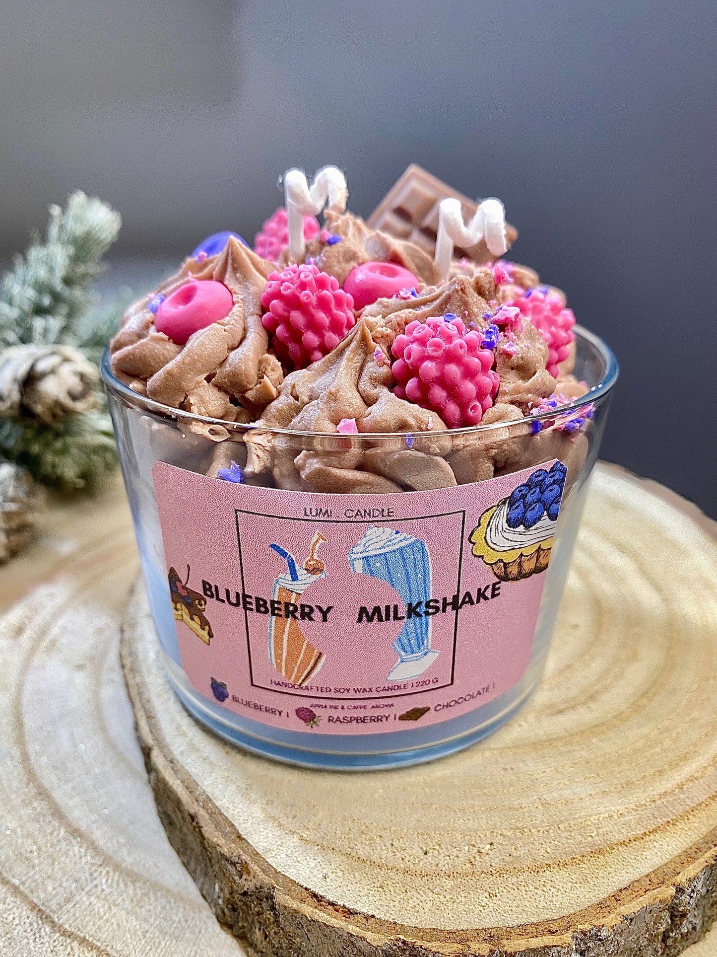 Candela profumata "Blueberry Milkshake"