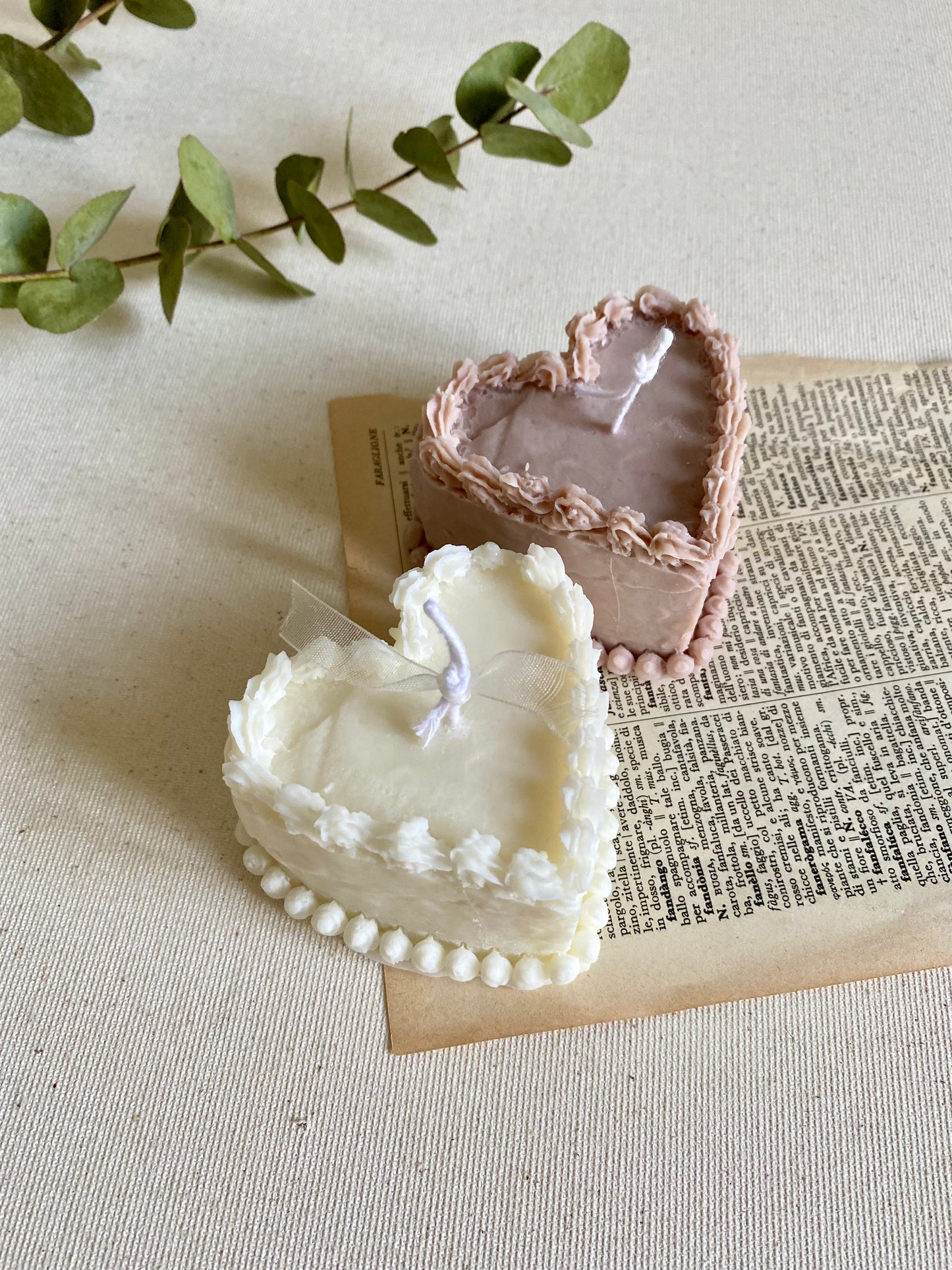 Candela “Torta a forma di cuore “